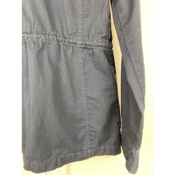 Lily Aldridge for Velvet by Graham & Spencer S Blue Military Utility Jacket - Picture 8 of 12